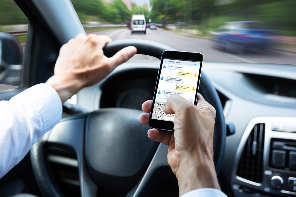 Driving while texting lawyer Rockland County. Orange County and NY